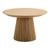 Osaka Oak 4-8 Seater Extending Round Dining Table with Slatted Base - 120cm-200cm