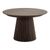 Osaka Smoked Oak 4-8 Seater Extending Round Dining Table with Slatted Base - 120cm-200cm