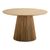 Osaka Natural 4 Seater Round Dining Table with Slatted Base