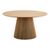 Osaka Oak 6 Seater Round Dining Table with Slatted Base