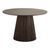 Osaka Smoked Oak 4 Seater Round Dining Table with Slatted Base