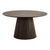 Osaka Smoked Oak 6 Seater Round Dining Table with Slatted Base