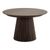 Osaka Smoked Oak 4-10 Seater Round Extending Dining Table with Slatted Base