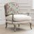 Voyage Maison Fairytale Stone and Dawn Bristles Printed Florence Armchair