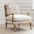 Voyage Maison Ilinizas Oak and Poppy Printed Florence Armchair
