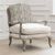 Voyage Maison Whimsical Tale Stone and Willow Printed Florence Armchair
