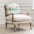 Voyage Maison Wilderness Oak and Topaz Printed Florence Armchair