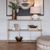 Libra Brooks Brushed Champagne Console Table