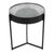 Libra Palladium Black and Nickel Cogs Round Side Table