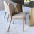 2 x Libra Eska Beige Fabric Dining Chair