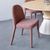 2 x Libra Eska Brown Fabric Dining Chair