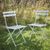 Rive Outdoor Droite Bistro Chairs Set of 2 Chalk