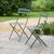 Rive Outdoor Droite Bistro Chairs Set of 2 Thistle Green