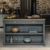 Walcote Kitchen Island Forest Green Wood