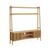 Soho Oak 165cm Slatted Ladder Large Storage TV Unit