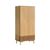 Soho Oak 2 Door 1 Drawer Slatted Wardrobe