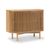 Soho Oak 2 Door Slatted Small Sideboard
