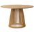 Soho Oak 4 Seater Round Dining Table with Slatted Base - 120cm