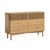 Soho Oak 6 Drawer Slatted Chest
