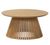 Soho Oak Round Coffee Table with Slatted Base