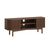Soho Dark Oak 130cm Slatted Small Storage TV Unit
