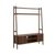 Soho Dark Oak Slatted Ladder Storage TV Unit