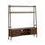 Soho Dark Oak 165cm Slatted Ladder Large Storage TV Unit