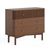 Soho Dark Oak 3 Drawer Slatted Chest