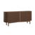 Soho Dark Oak 4 Door Slatted Large Sideboard