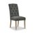 2 x Salcombe Chelsea Charcoal Fabric Dining Chair