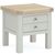 Salcombe Grey Oak 1 Drawer Lamp Table