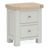 Salcombe Grey Oak 2 Drawer Bedside Cabinet