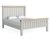 Salcombe Grey Oak 5ft King Size Slatted Bed