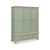 Salcombe Sage Oak 3 Door 2 Drawer Wardrobe