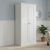 Bordeaux White 2 Door Wardrobe