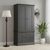 Bordeaux Charcoal 2 Door 3 Drawer Wardrobe