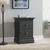 Bordeaux Charcoal 2 Drawer Narrow Bedside Cabinet