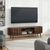 Soho Dark Oak 180cm Slatted Large Storage TV Unit