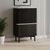 Soho Black and White 2 Door Slatted Cabinet