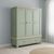Salcombe Sage Oak 3 Door 2 Drawer Wardrobe