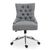 Anita Grey Fabric Office Chair with Chrome Base
