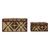 Aztec Brown Storage Trunks - Set of 2