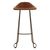 2 x Buffalo Brown Leather Barstool
