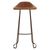 2 x Buffalo Light Brown Leather Barstool