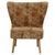 Cefena Leopard Print Velvet Fabric Chair
