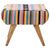 Cefena Multicolour Fabric Footstool