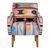Cefena Multicoloured Fabric Armchair