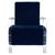 Clarence Blue Velvet Fabric Accent Chair