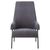 Henia Ash Velvet Fabric Armchair