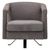 Hestia Ash Velvet Fabric Swivel Armchair